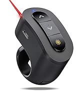 Rechargeable Finger Ring Wireless Presenter Clicker for PowerPoint, Keynote, Mac, Laptop - USB Pr...
