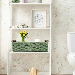 Toilet Paper Basket for Toilet Tank Top