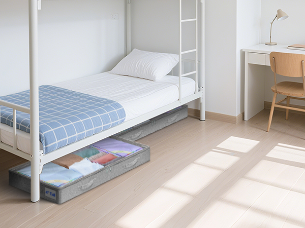 Under dorm bed