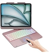 Mollenmell Touch Case with Keyboard for iPad Pro 13-inch(M4, 2024), iPad Air 13-inch(M3, 2025/M2,...