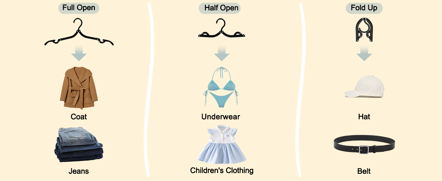 foldable hangers