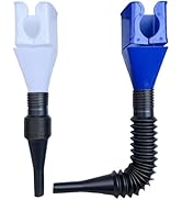 LSDWL Funnels for Automotive Use,2pcs Retractable Auto Fuel Funnel for Oil Change,Filling Water,G...