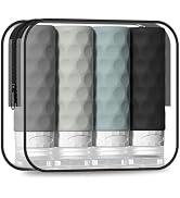 Silevoler Travel Bottles for Toiletries, 4pcs Tsa Approved 3oz Travel Size Containers, BPA Free L...