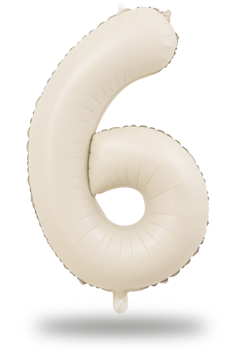 beige 6 balloon
