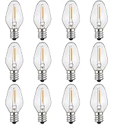 ZwwYvv LED Night Light Bulbs,C7 0.4 Watt Decorative Light Bulbs for Window Candles/String Lights/...