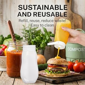 condiment squeeze bottles