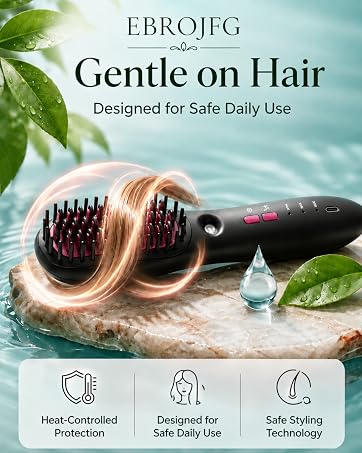 Cordless Steam Mist Straightening Comb