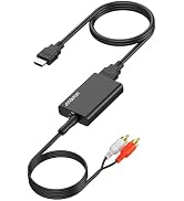 AUTOUTLET ARC to 3.5mm Audio Extractor, HDMI ARC Converter for TV to Headphones, Speakers, Amplif...
