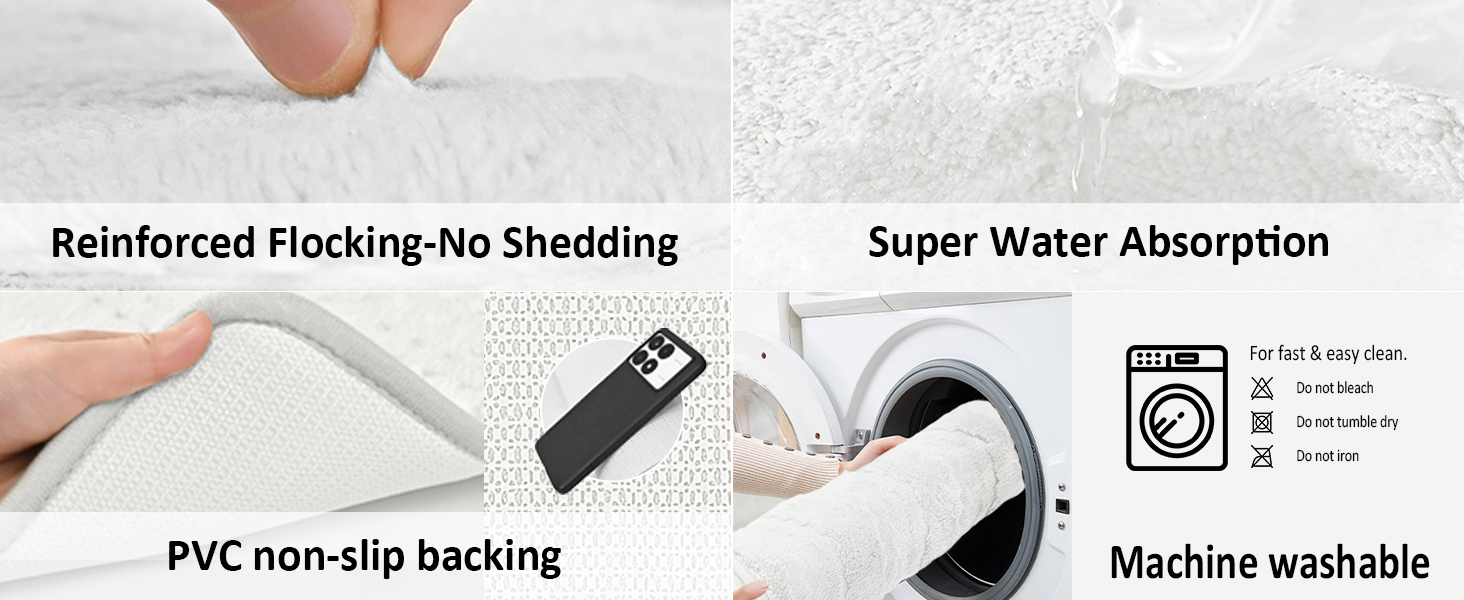 washable bathroom rugs