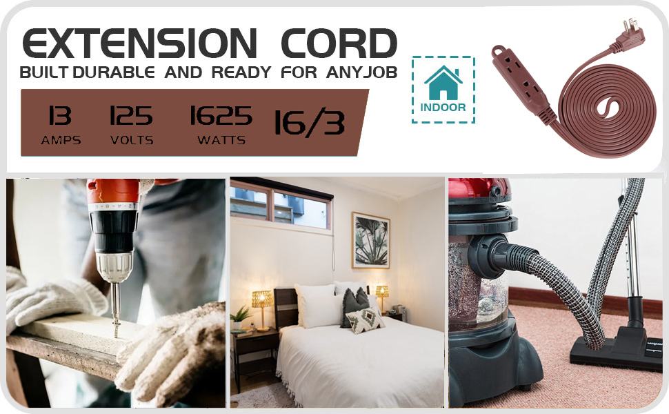 Black extension cord