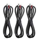 16AWG DC5521 Power Cable, 5.5mm x 2.1mm Male Barrel Plug Connector, 3.3ft DC Power Cord for CCTV ...