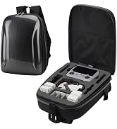 PONYRC Mini 3/4 Pro Case Backpack, Waterproof Shockproof Shoulder Bag for DJI Mini 3/4 Pro Drone,...