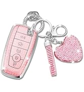 Car Key Cover for Ford, Soft TPU Protection Key Case Compatible With Ford Maverick Lincoln Fusion...