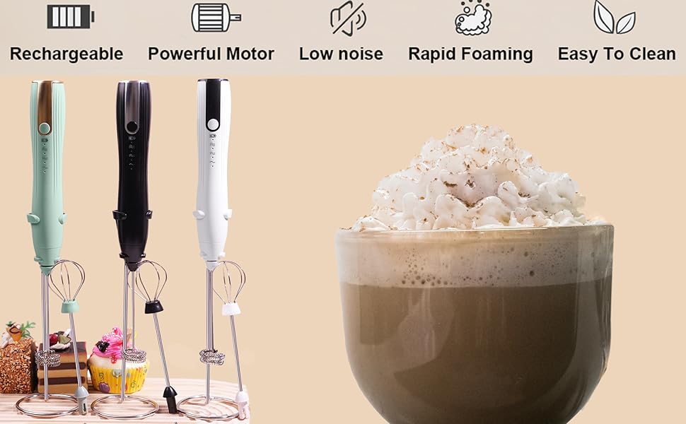 handheld milk frother wand