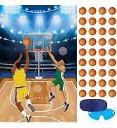 Hooqict Basketball Party Games Pin The Basketball on The Hoop Basketball Party Favors for Kids Bo...