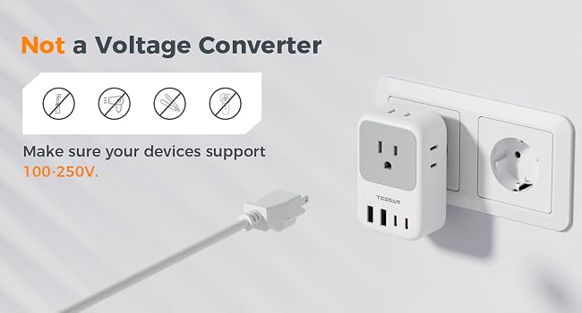european travel plug adapter type c e f