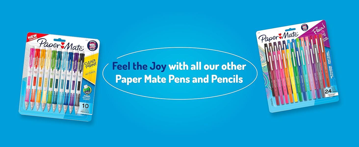 Feel the joy with all our other paper mate pens and pencils