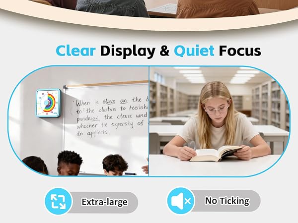 Large visual timer for classroom