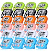 Mwellewm 24 Pcs Digital Timers for Classroom Kitchen Timers for Cooking Small Magnetic Stopwatch ...