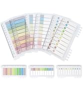 10 Colors Page Tabs,3 Designs Sticky Index Tab,1200pcs Annotation Tabs for Book,Clear Book Sticky...