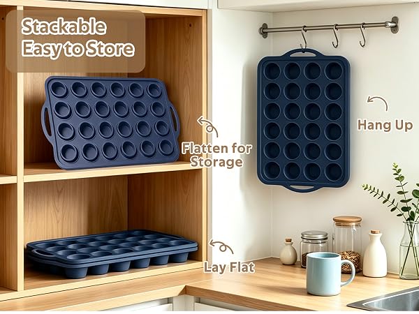 Stackable, Easy to Store