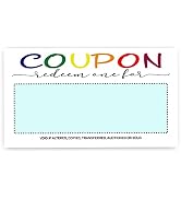 DIY Coupon Book, Cute Blank FIll-in Coupon Gifts, Couple Coupons, Kids Coupons, Printed Coupon Bo...