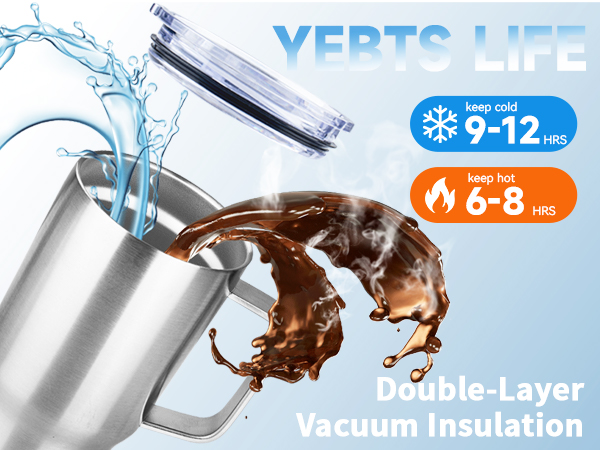 thermal mug with handle