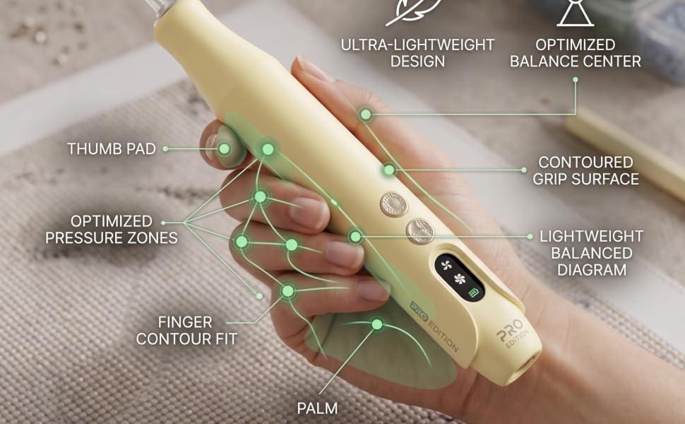 ERGONOMIC GRIPPREVENTS HAND FATIGUE