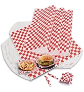 100 Pcs Deli Paper Sheets, Grease Resistant Food Wrapping Paper, Small Wax Paper Squares for Sand...