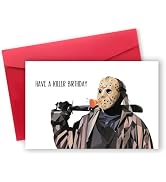 GerDiny Funny Jason Gifts & Cards: Horror-Themed Birthday & Halloween Cards for Men & Women