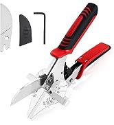 GARTOL Ratchet Miter Shears for Angular Cutting Molding Crafting, Shoe Molding & Quarter Round Cu...
