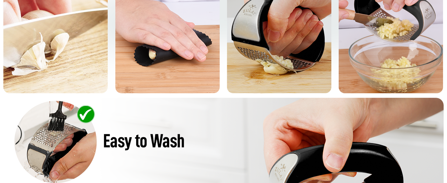 Stainless Steel Garlic Mincer