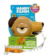 Handy Famm 8ft Interactive Dog Tape Measure for Kids with Level & Angle Finder, Montessori Educat...