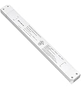 HitLights 60W Dimmable LED Driver Transformer, Power Supply 100-277V AC to 12V DC, 5A, Compatible...