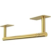 WZRUA Paper Towel Holder Under Cabinet, Self Adhesive Paper Towel Holder or Wall Mount Paper Towe...