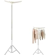 Quynhni Clothes Drying Rack,Dry Rack for Clothes 36-68" Satin Finish Thickened Stainless Steel He...