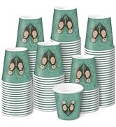 RUSPEPA 2 oz Bathroom Cups, Disposable Paper Cups - 100 Pack Sea Otter Design Printed - Mini Mout...