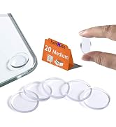 Glass Table Top Anti Slip Pads-Glass Table Top Bumpers, 20PCS 4/5 inch Non Adhesive Medium, Rubbe...