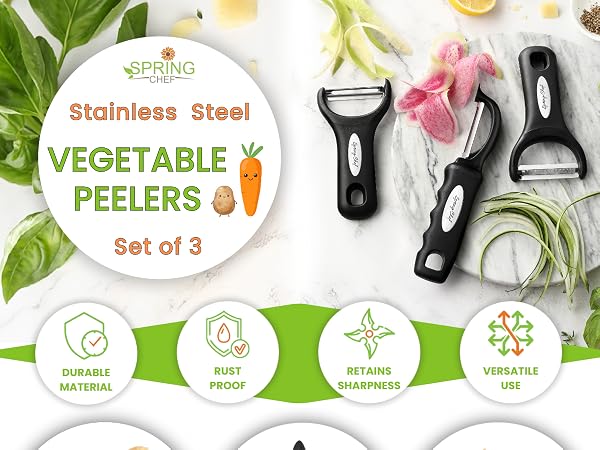 potato peelers set