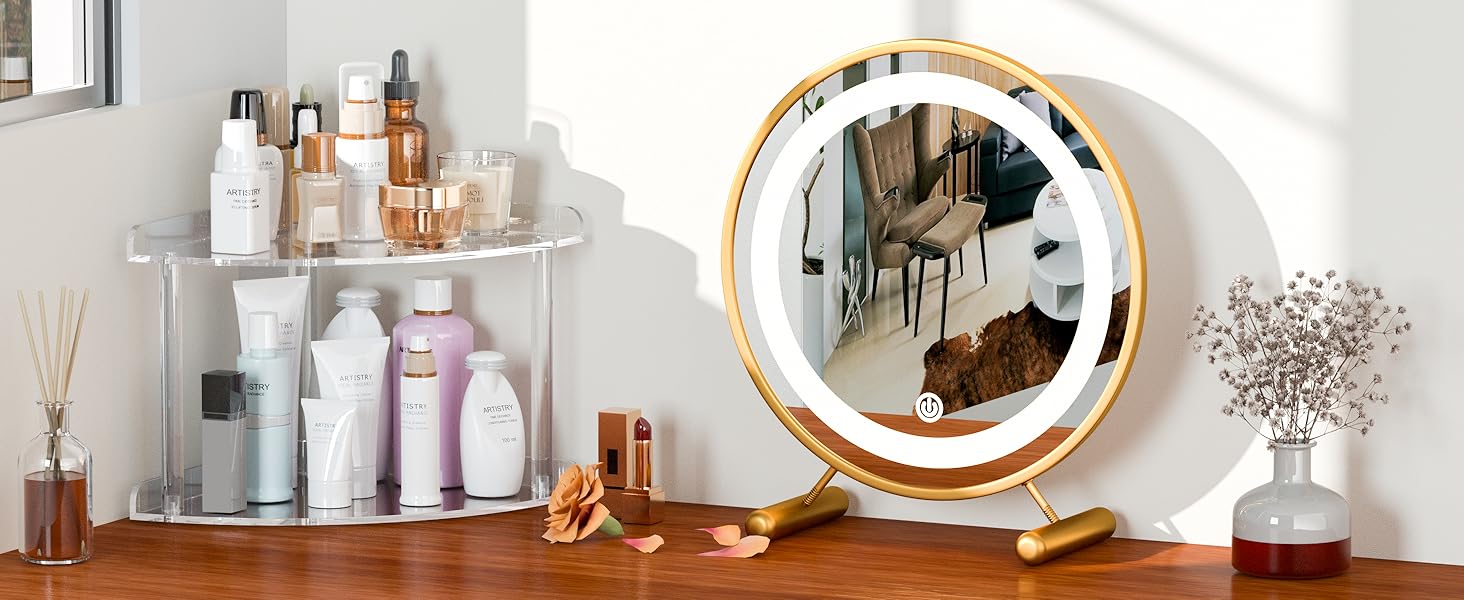 Acrylic Corner Organizer Shelf for Dresser