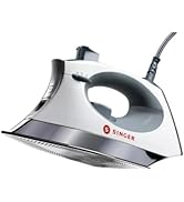 SINGER | White SteamCraft Iron with OnPoint Tip, 300ml Tank Capacity, & 1700 Watts