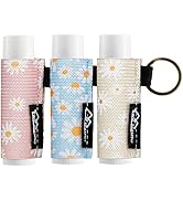 WK IEASON - Lip Balm Holder Keychain Clip On Lipstick Sleeve Lip Gloss Sleeve Holder Keychain(Dai...