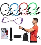 Baseball Resistance Bands for Pitchers – Pro-Grade Arm Strength & Pitching Bands | 4-Level Adjust...