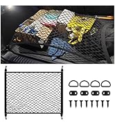 Universal Cargo Net for SUV,High Elastic 31"x22" to 63"x47" Trunk Net for SUV with Fastening Kits...