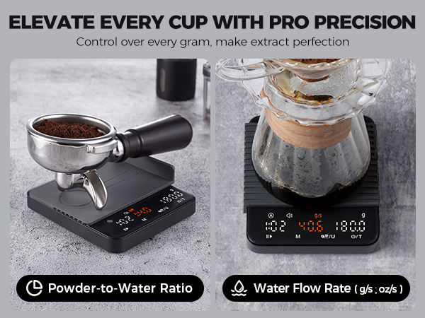 Coffee scale espresso scale with timer mini coffee scale with timer digital coffee bean scale