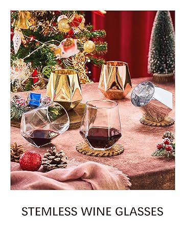 Stemless Wine Glasses