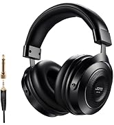 JOYO Studio Monitor Headphones Wired Professional Semi-Open Headphone for Guitar Piano Podcast Re...