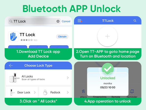 Bluetooth Fingerprint Cabinet Lock