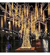 Meteor Shower Lights Christmas Lights 540 LED Meteor Lights Waterproof 20 inch 10 Tubes Cascading...
