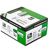 meite 18 Gauge 1/4-Inch Narrow Crown Staples 1-Inch Length Heavy Duty Galvanized Upholstery Stapl...